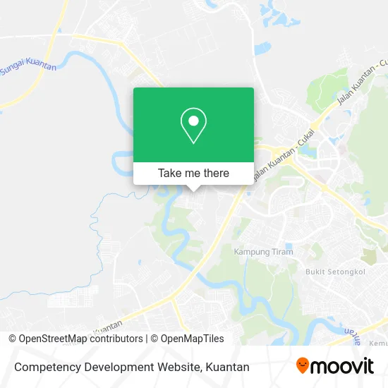 Competency Development Website map