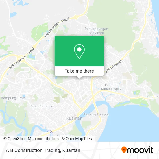 A B Construction Trading map
