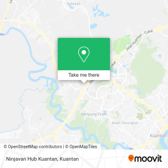 Ninjavan Hub Kuantan map