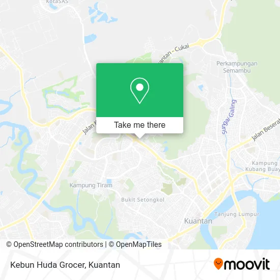 Kebun Huda Grocer map