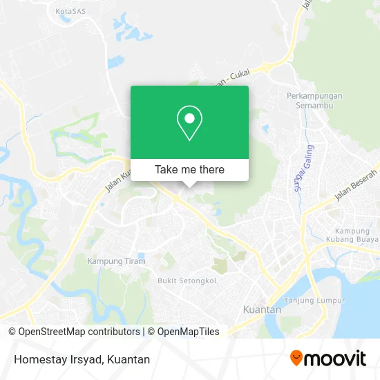 Homestay Irsyad map