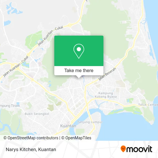 Narys Kitchen map