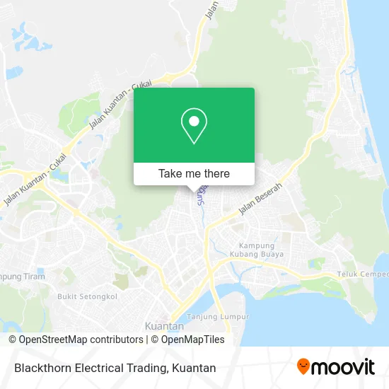 Blackthorn Electrical Trading map