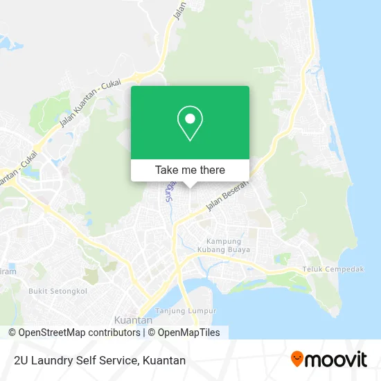 2U Laundry Self Service map