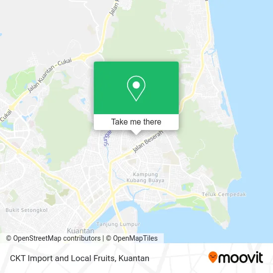 CKT Import and Local Fruits map