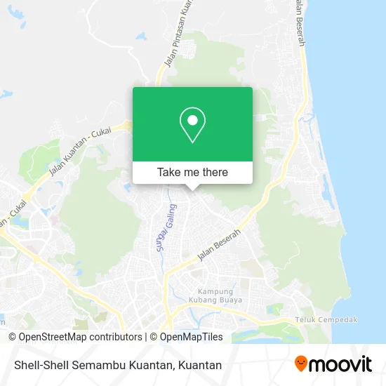 Peta Shell-Shell Semambu Kuantan