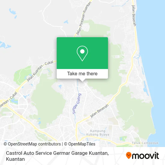 Castrol Auto Service Germar Garage Kuantan map