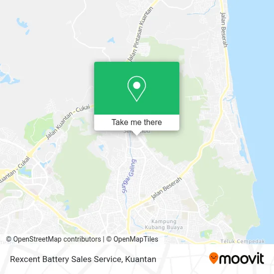 Rexcent Battery Sales Service map