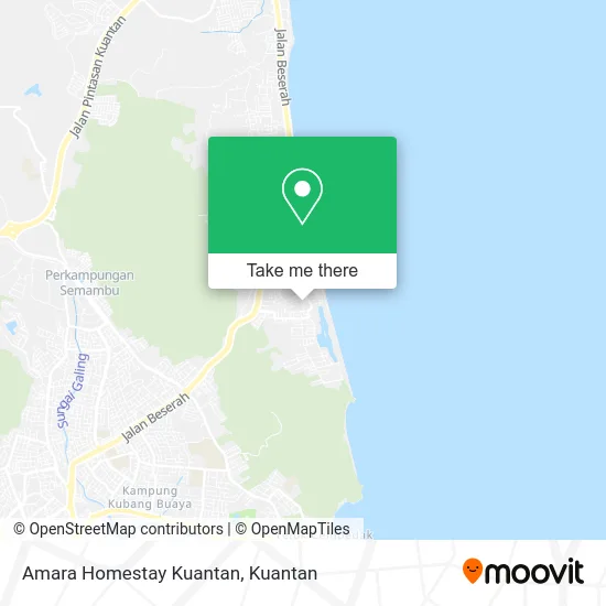 Peta Amara Homestay Kuantan
