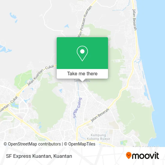 SF Express Kuantan map