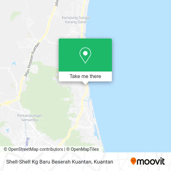 Shell-Shell Kg Baru Beserah Kuantan map