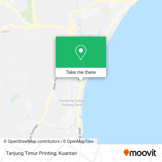 Tanjung Timur Printing map