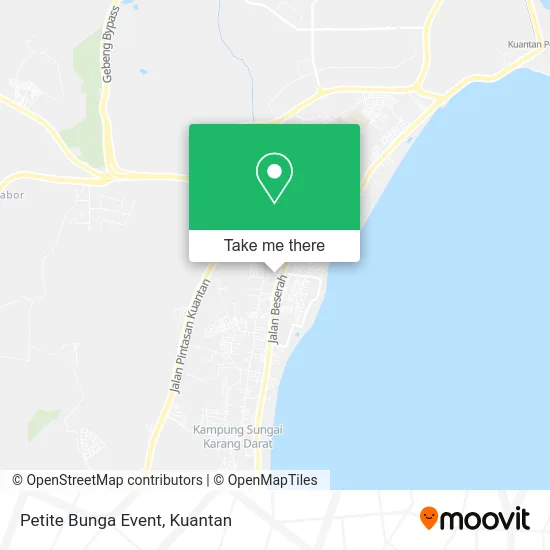 Petite Bunga Event map