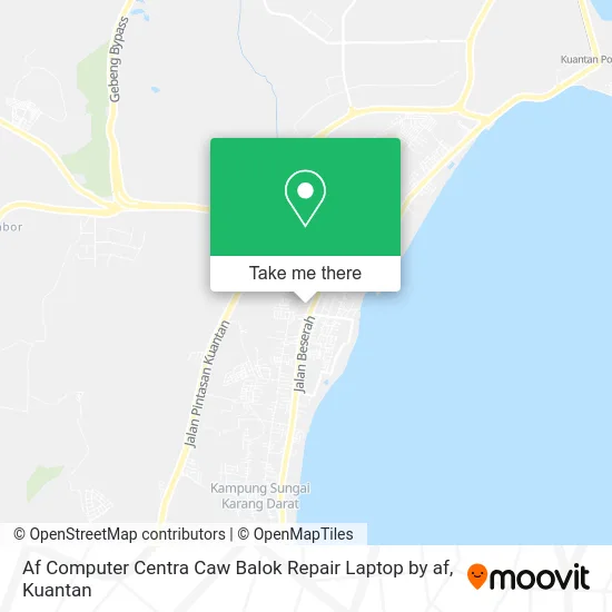 Af Computer Centra Caw Balok Repair Laptop by af map