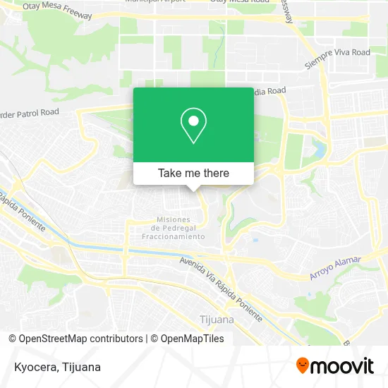 Kyocera map