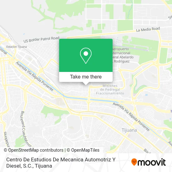Centro De Estudios De Mecanica Automotriz Y Diesel, S.C. map