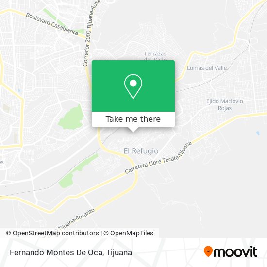 Fernando Montes De Oca map