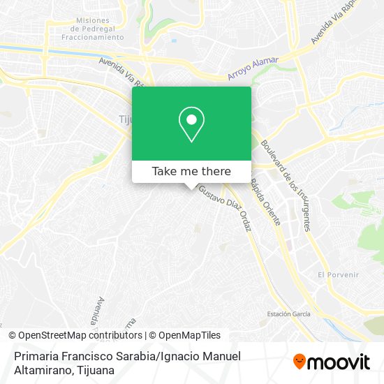 Primaria Francisco Sarabia / Ignacio Manuel Altamirano map