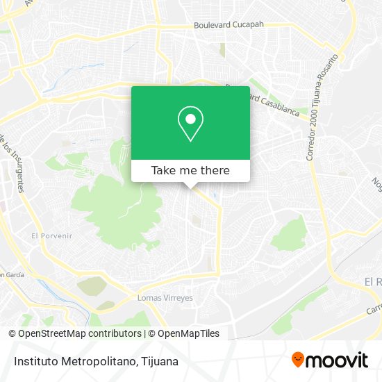 Instituto Metropolitano map