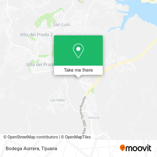 Mapa de Bodega Aurrera