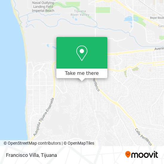 Francisco Villa map