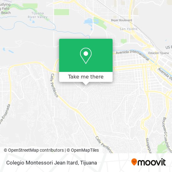 Colegio Montessori Jean Itard map