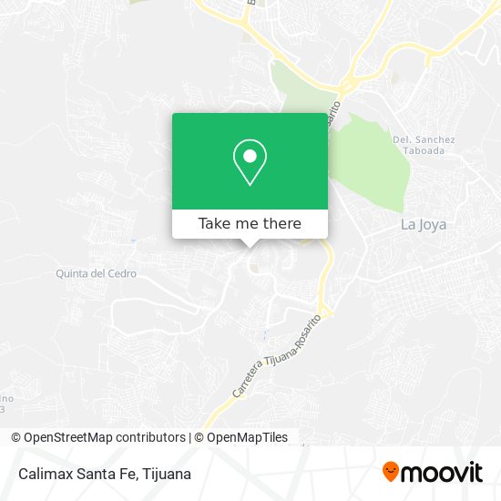 Calimax Santa Fe map