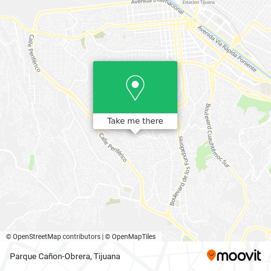 Mapa de Parque Cañon-Obrera