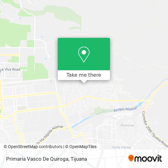 Primaria Vasco De Quiroga map