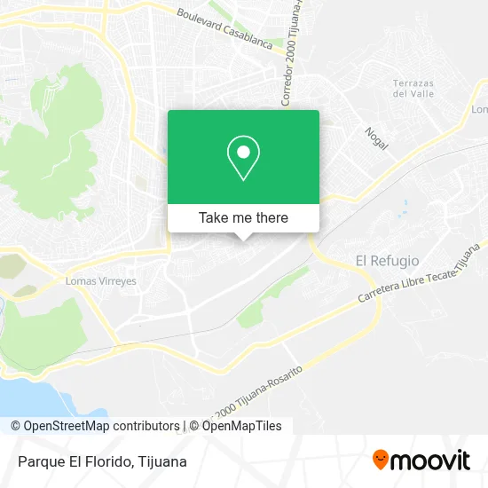 Parque El Florido map