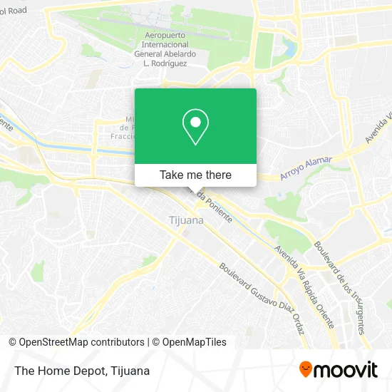 Mapa de The Home Depot