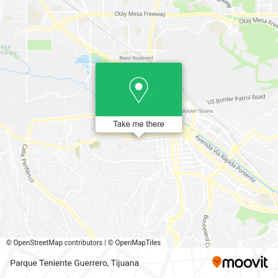Mapa de Parque Teniente Guerrero