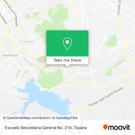 Escuela Secundaria General No. 216 map