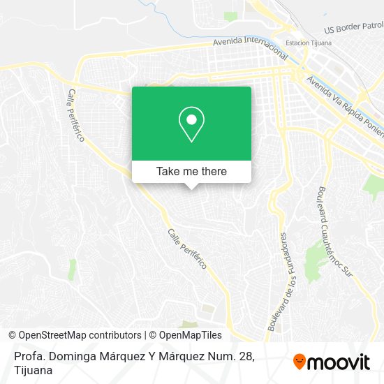 Mapa de Profa. Dominga Márquez Y Márquez Num. 28