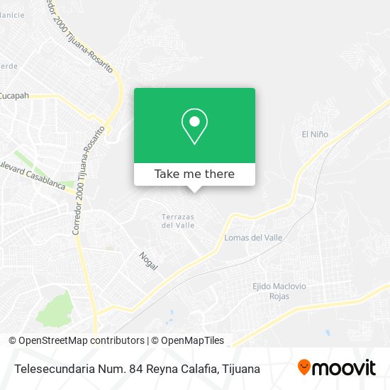 Telesecundaria Num. 84 Reyna Calafia map