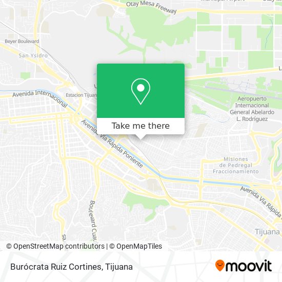 Burócrata Ruiz Cortines map