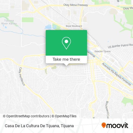 Casa De La Cultura De Tijuana map