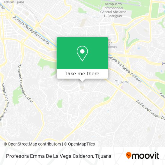 Profesora Emma De La Vega Calderon map