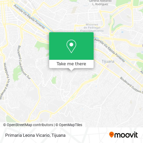 How to get to Primaria Leona Vicario in Tijuana by Bus?