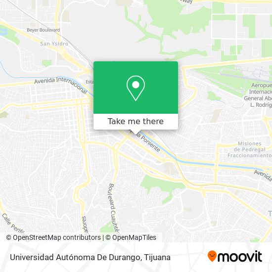 Universidad Autónoma De Durango map