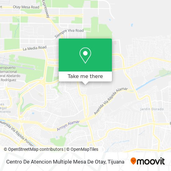 Centro De Atencion Multiple Mesa De Otay map