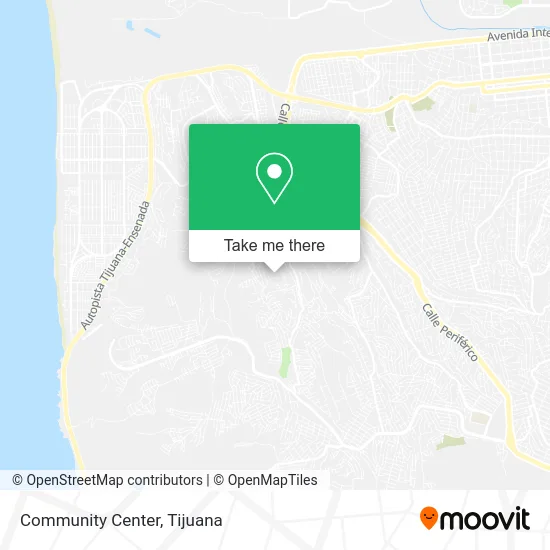 Centro Comunitario map