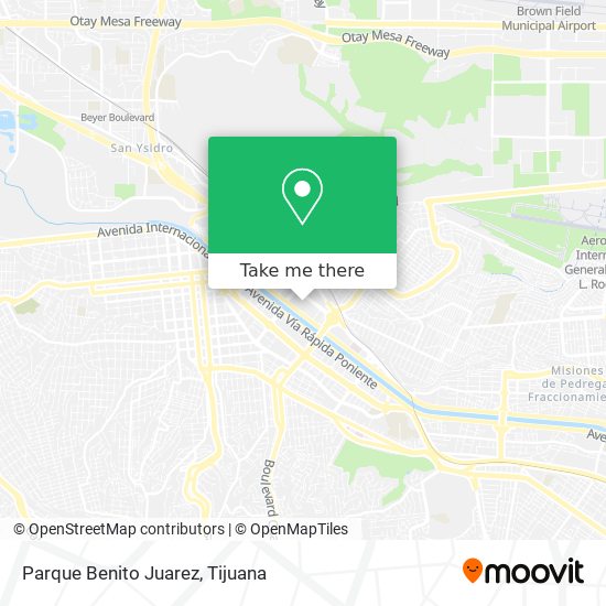 How to get to Parque Benito Juarez in Tijuana by Bus?