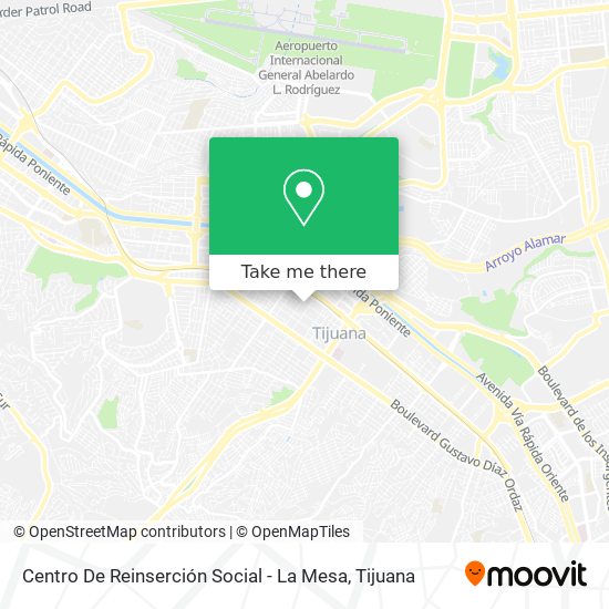 How to get to Centro De Reinserción Social - La Mesa in Tijuana by Bus?