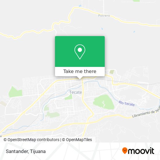 Mapa de Santander