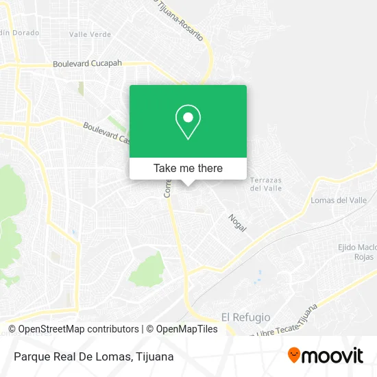 Parque Real De Lomas map