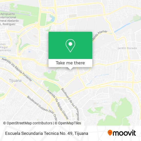 Escuela Secundaria Tecnica No. 49 map