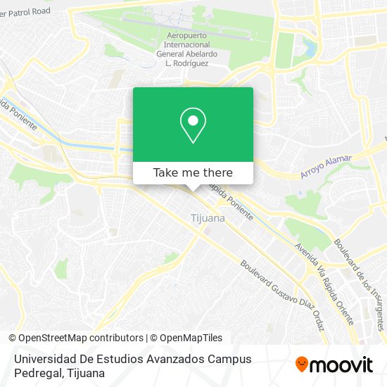 Universidad De Estudios Avanzados Campus Pedregal map