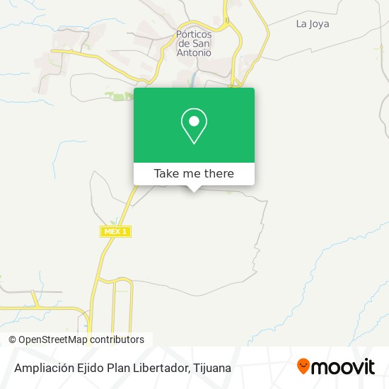 Mapa de Ampliación Ejido Plan Libertador