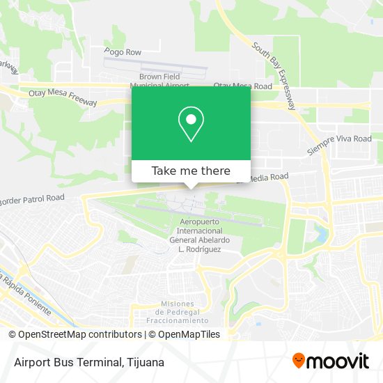 Airport Bus Terminal map